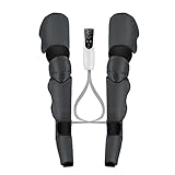 Beinmassagegerät für die Durchblutung mit Wärme, Luftkompression, Wadenfußmassage, Handsteuerung, 2 Wärme, 3 Modi, 3 Intensitäten, hilfreich für die Durchblutung und Muskelentspannung, Geschenke für