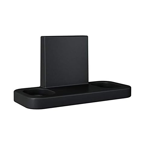 JUGREAT Black Bypass Sliding Barn Door Hardware AluminumReplacement Floor Guide,Surface Processed Cover