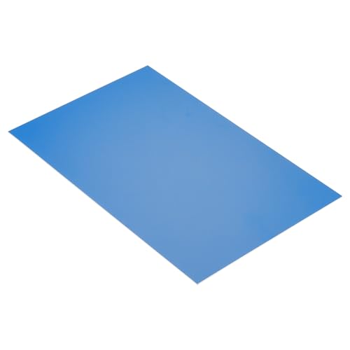 Image of MECCANIXITY ABS Engraving Double Color Sheet 7x11inch Sky Blue /White for Badge, Sign, DIY Carving Pack of 12
