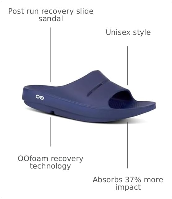 Image of Men's OOahh Slide Sandal - Navy