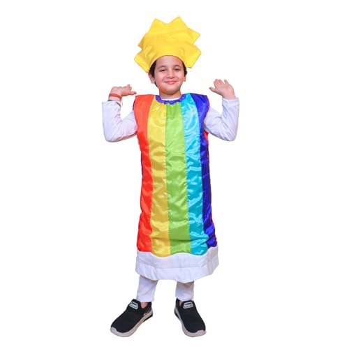 Image of Kaku Fancy Dresses Nature Costume for Kids - Star, Sun, Moon, Cloud, Water Drop, Rainbow for Boys & Girls - Annual Function /Theme Party /Stage Shows /Competition