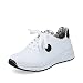 Produktbild Rieker Damen Low-Top Sneaker M4903, Frauen Halbschuhe,lose Einlage,Freizeitschuhe,Turnschuhe,Laufschuhe,Freizeit,sportlich,Weiss (80),40 EU / 6.5 UK