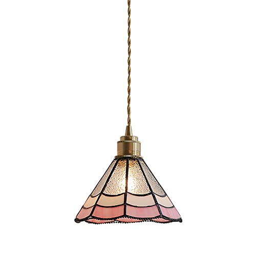 Suspension en verre givré 7 pouces luminaire suspendu artisanal pour salle à manger