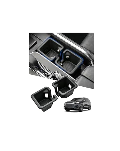 Image of Cup Holder Inserts for 2024-2026 Lexus TX (TX350 TX500h TX550h+), Silicone Non-Slip Cup Holder Coaster Liner, Anti-Spill & Noise Reduction, Easy Clean Car Interior Accessories