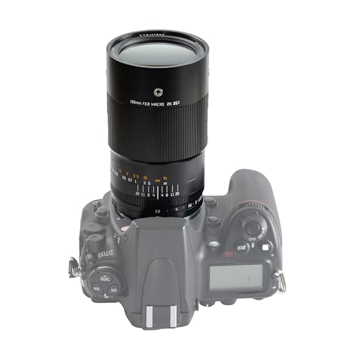 TTArtisan 100mm F2.8 Macro 2X Full Frame Camera Lense Compatible with Nikon F Mount SLR Cameras D6、D5、Df、D850、D810A、D810、D780、D750、D610