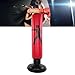 XTevu Punching Bag, Inflatable Standing Boxing Bag Bopper Column 63 Inch with Base, Freestanding Kickboxing Training Pole for Kids Karate Taekwondo MMA Home Gym Practice