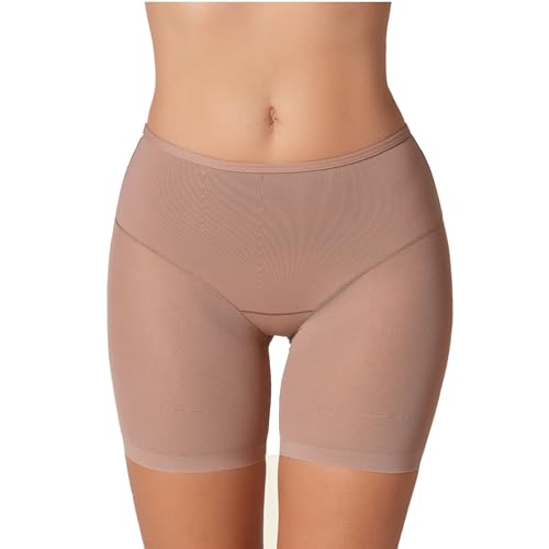 Leonisa Undetectable Sheer Shaper Shorts for Women – Seamless Shapewear Shorts with Anti-Chafing & Butt-Lift Effect