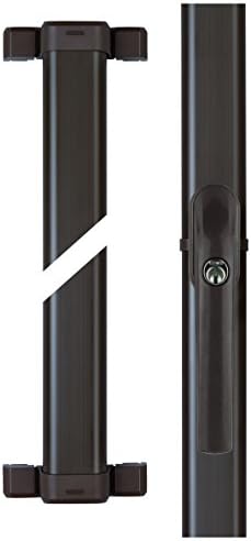 ABUS FOS550 dodatkowy bezpiecznik okienny, zamek drążkowy z cylindrem, różne zamknięcia - ABUS poziom bezpieczeństwa 10-11922 - brązowy