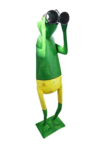 XL Frosch Zaungucker Fernglas Dekofrosch Dekofigur Garten Gartenfrosch...