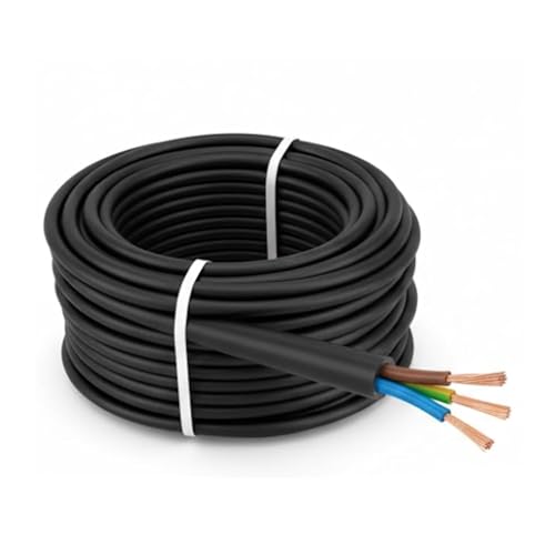 Drumstone (3 YEAR WARRANTY) 25 Meter 3 Core Flexible Cable Wire f...