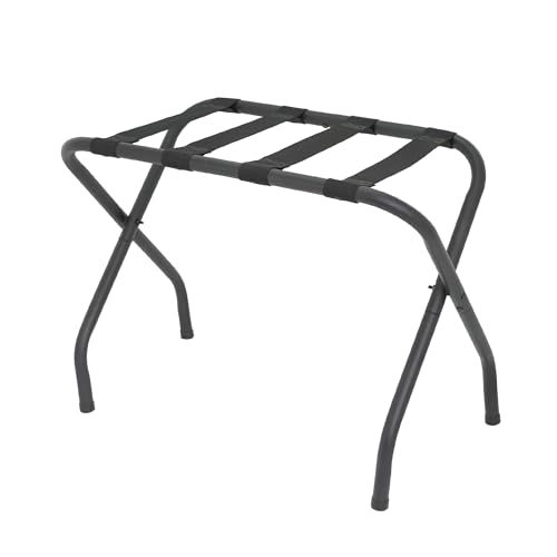 ZEKEYUN Luggage Rack Suitcase Stand Black 27.5x14.2x20.7