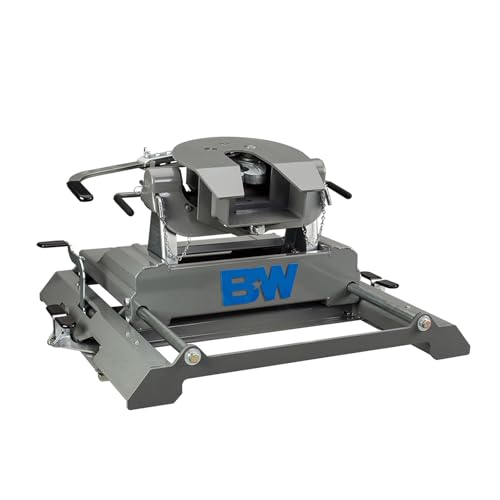 B&W Trailer Hitches Companion OEM Slider Fifth Wheel Hitch - Compatible with Ford OEM Puck System - RVK3370