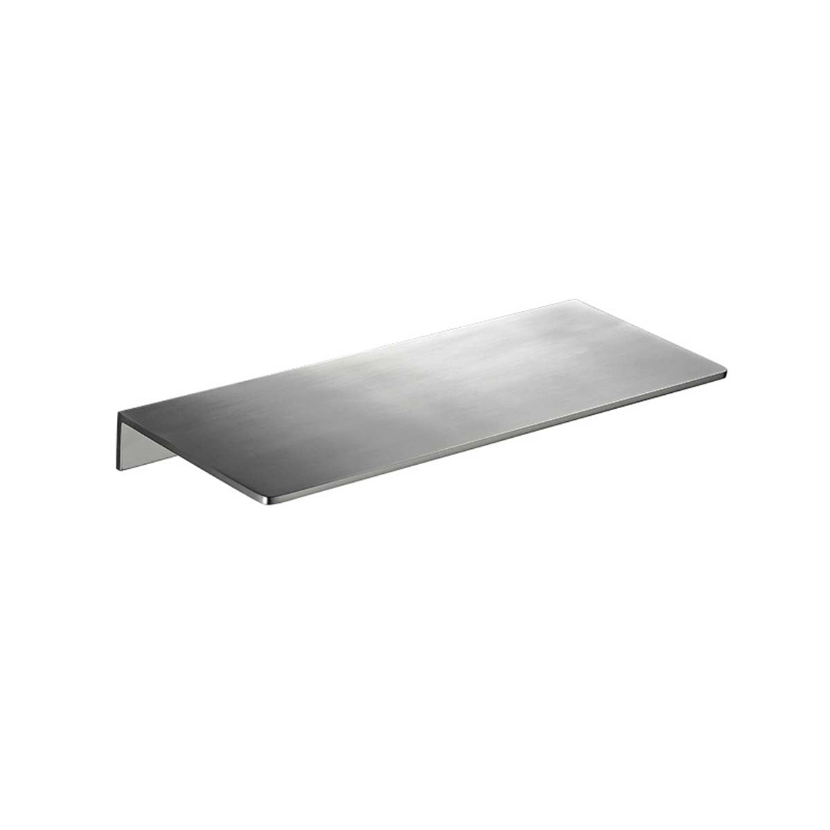 Wall Mounted Floating Shelves, Stainless Steel Brushed Look Wall Decor Disply Shelf, Storage Shelf for Bathroom Living Room Bedroom Kitchen Shower Caddy (30x13x3cm)