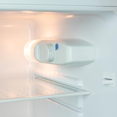 Image of Igloo 3.2 Cu.Ft. Double Door Compact Refrigerator with Freezer - Slide Out Glass Shelf, Perfect for Homes, Offices, Dorms - Black