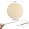 Wood Circles for Crafts,12 Pack 12 Inch Unfinished Wood Blank Rounds Wooden Cutouts for Crafts, Door Hanger, Door Design, Wood Burning #1