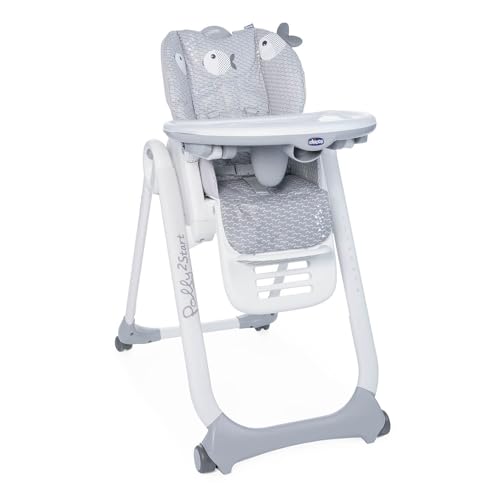 Chicco Polly2Start Dots Seggiolone con 4 Route, 0-3 Anni, Grigio