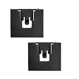 NO TOOLS NEEDED: Attach outdoor solar lights or gutter solar lights quickly with this easy-to-use outdoor solar light gutter mount. Protects your roof by eliminating the need for drilling or permanent fixtures. SECURE & STABLE HOLD: Each unit measure...