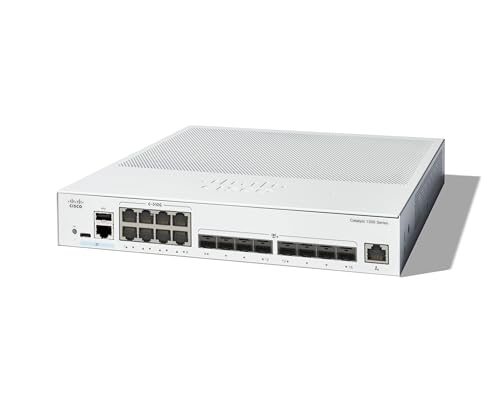 Amazon.co.jp: Cisco Catalyst 1300-16XTS マネージドスイッチ、8