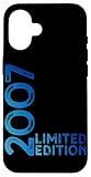 Photo Gallery limited edition vintage 2007 divertente 18° compleanno 18 anni custodia per iphone 16 Photo Gallery limited edition vintage 2007 divertente 18° compleanno 18 anni custodia per iphone 16