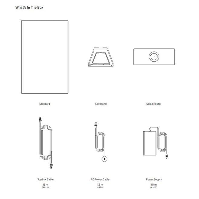 Image of STARLINK GEN 3 Dish - 3rd Gen Antenna with Wi-Fi Router - ​​Star Links High-Speed Internet for RVs, Camping, Travel, Remote Work, and Off-Grid Use, Internet Kit