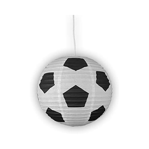 Niermann Standby Lámpara Colgante de Papel Fútbol Blanco y Negro Cover