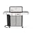 Genesis S-335 Natural Gas Grill, Stainless Steel