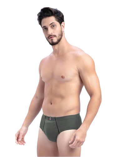 Image of Milton Mens Pure Cotton Solid Briefs with Inner Elastic|Premium Soft Breathable Underwear for Men|Comfort-Fit Waistband for All-Day Wear|Multi-Color, Color Name May Vary as per Availability|Pack of 3