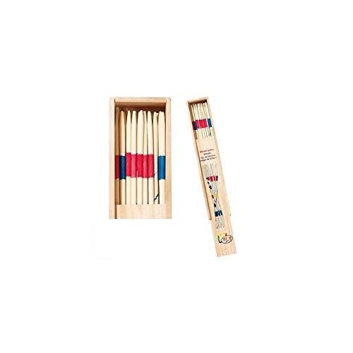 Goki Mikado Juego de Paciencia y Habilidad realizado en Madera con Palillos de 28 cm Niños + 5 años