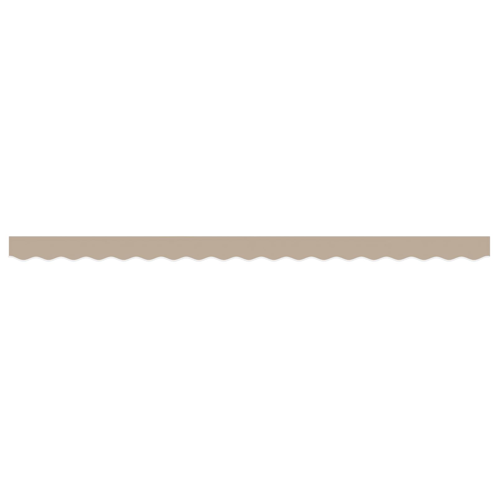 Tissu de Remplacement de Cantonnière d’auvent, Lambrequin pour Store Toile de Remplacement Bandeau Banderole Store Banne Cadre de 4 m Beige 3,8x0,2 m