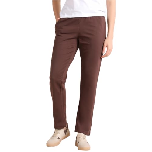 Pantalon de sport pour femme NOBERO noir en coton stretch pour le fitness