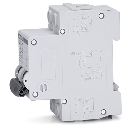 ac miniature circuit breaker 32 amp 120v240v 2 pole din rail mount circuit breaker thermal magnetic trip solar ac disconnect switch mcb c32