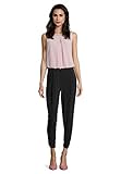  Vera Mont Damen 0012/4835 Jumpsuit, Schwarz(Black/Rosé9847_Schwarz), 40