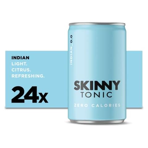 Skinny Tonic Indian Tonic Water 24 x 150ml Cans Cover