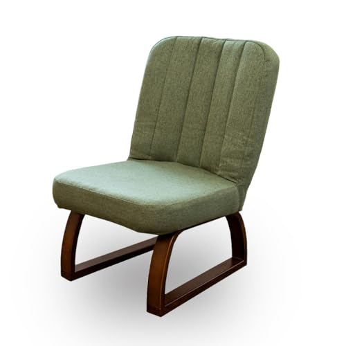 SUWALABO スワラボ 座椅子 solum (ソルム) あぐら座椅子ハイタイプ 敬老の日 ギフト 膝が楽 姿勢サポート［ バックレスト/折り畳み/軽量/天然木使用 ］ 高座椅子 コンパクト 一人掛け 在宅ワーク 勉強 腰が楽 正座椅子 美姿勢 座敷 法事 和室 座卓 こたつ RMHZ-91 (オリーブ)