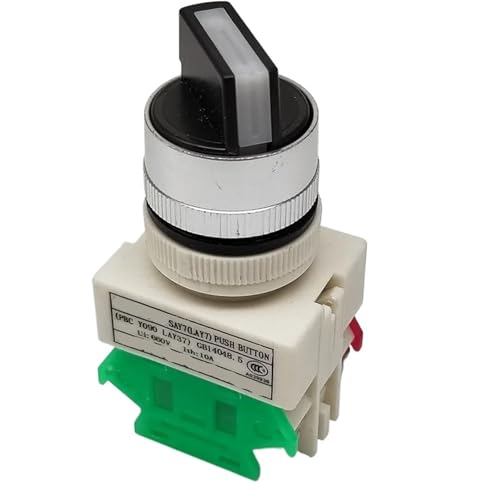 Interruptor giratorio LAY37 selector ON OFF con bornes de tornillo 3