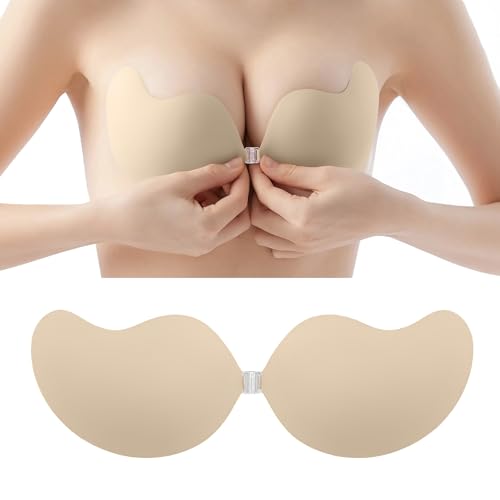 2025 2.0 Sticky Bra Invisible Strapless Adhesive Bra Push Up Reusable Silicone for Women Backless