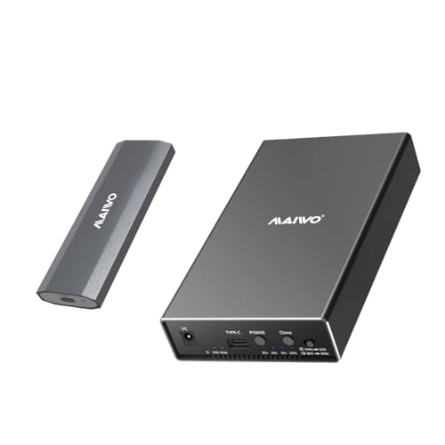 Caja externa NVME y SATA para discos 2.5 y 3.5 pulgadas miniatura 1