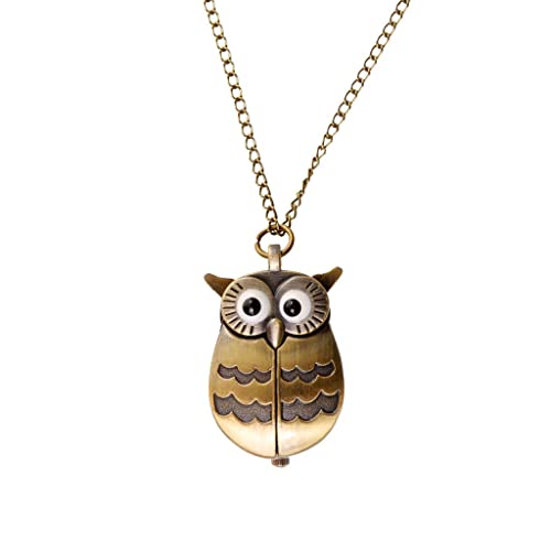Collar con reloj para mujer con esfera vintage y cadena elegante ajustable 2