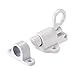 uxcell Door Spring Bolt, Aluminum Alloy Security Automatic Window Gate Latch Bounce Lock White