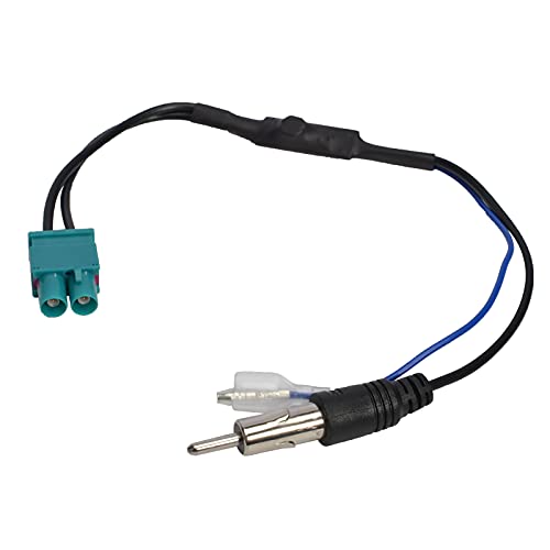 Signalverstärker für Autoradio-Antennenverstärker Dual-Fakra-Anschluss Geeignet für Volkswagen Dual-Head-Funkantennen-Konvertierungskopf: RNS510 (MFD3)/RCD510/310/Jetta/Golf/MK5/ MK6/Passat B6/B7 Cover