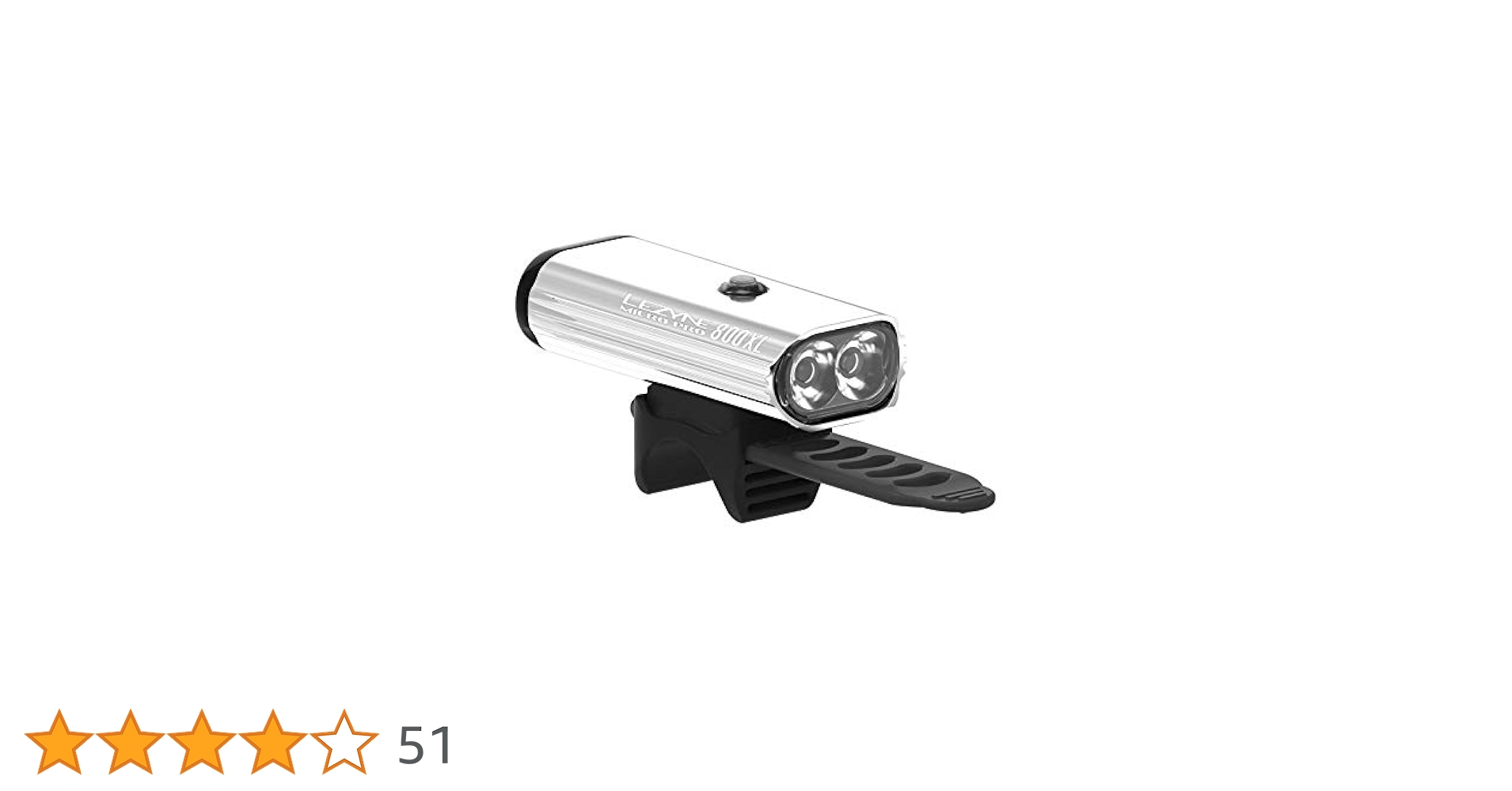 LEZYNE(レザイン) 自転車ライトMICRO DRIVE PRO 800XL LEZYNE* micro drive pro 800XL (silver) - BLUE LUG ONLINE STORE