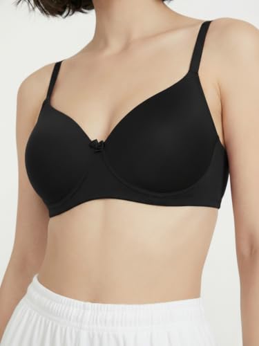 Image of GRECIILOOKS Bra for Woman Combo| Size 32-38 | Non Padded Bra for Woman | Wireless Everyday Bras for Women | Seamless Tshirt Bra's for Women Full Coverage