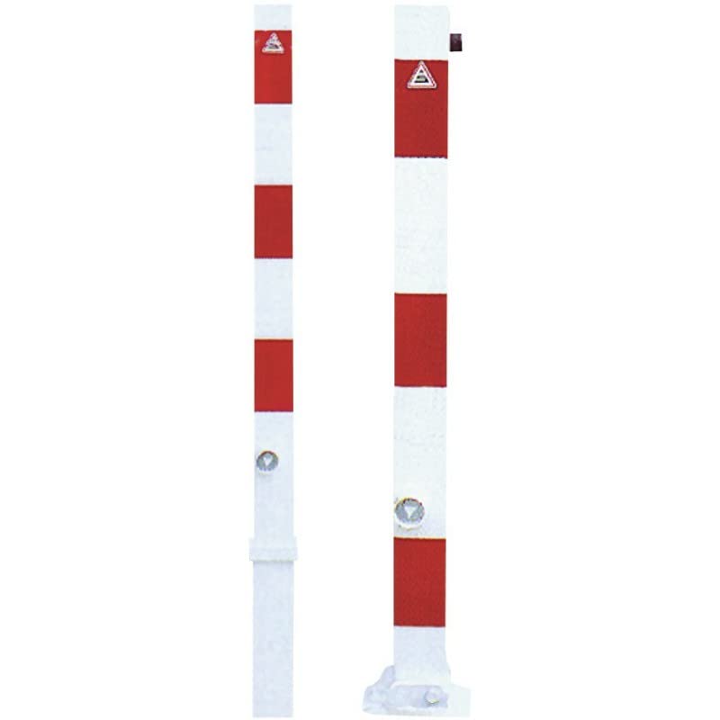 Format 4250384711658 - Absperrpfosten Umlegbar Verz. Rot/W 70X70Mmschake