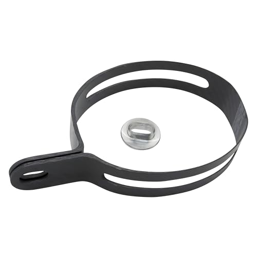 Collier de serrage LeoVince carbone pour pot d'échappement et silencieux de moto sportive
