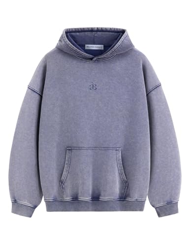 Aelfric Eden Washed Plain Hoodies For Men Women Vintage Acid Wash Oversized Sweatshirts Casual Streetwear Pullover Hoodie