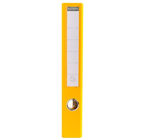 EXACOMPTA 10 raccoglitori a leva in PVC A4 D50 mm Premium giallo