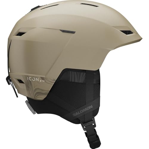 Salomon Casco de esquí y snowboard ICON LT PRO 2024-25 modelo unisex adulto L47611000 S bronce claro Met.