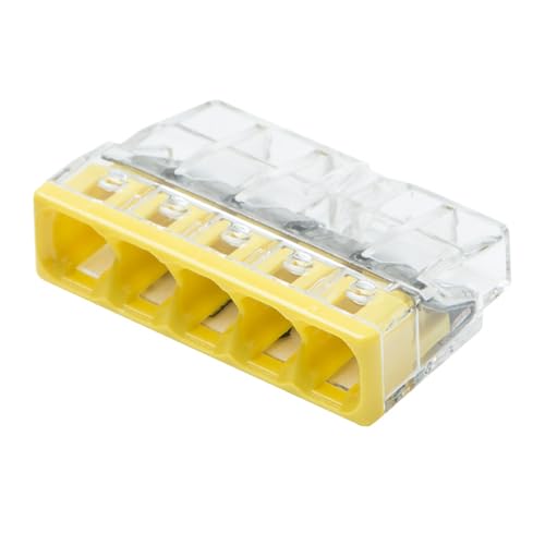 WAGO - Flacon de 50 Mini bornes de Connexion Automatique 5 entrées S2273