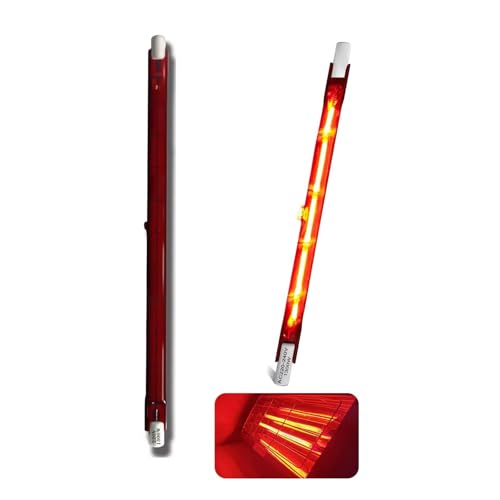 Lampadina Infrarossi 1300W, Lampada Alogena R7S 254mm 1300W Dimmerabile, Lampadine Riscaldatore Rubino 1300LM, Nessuno Sfarfallio, 10mm Ø, Lampadina Riscaldante Infrarossi per Heatmaster U3, 2 Pezzi Lampadina Infrarossi 1300W, Lampada Alogena R7S 254mm 1300W Dimmerabile, Lampadine Riscaldatore Rubino 1300LM, Nessuno Sfarfallio, 10mm Ø, Lampadina Riscaldante Infrarossi per Heatmaster U3, 2 Pezzi