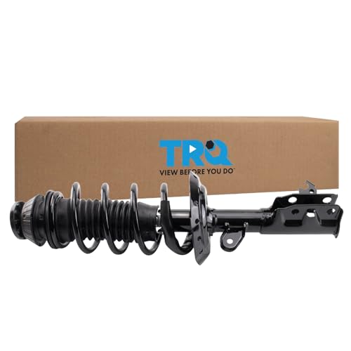 TRQ Front Left Strut and Spring Assembly Coil Spring Compatible with 2015-2020 Honda Fit